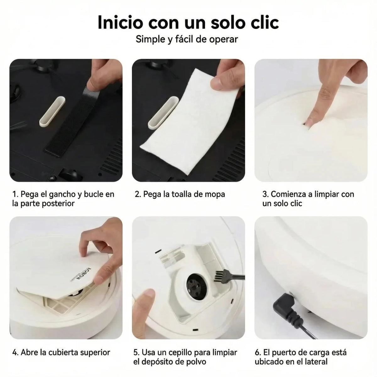 Robot Aspirador 3 en 1 SmartClean - jomaka.cl