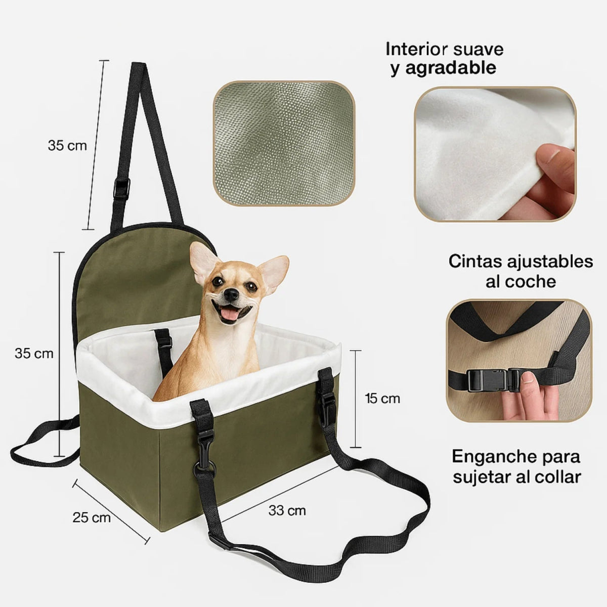 Cesta de Viaje + Mantita (Raza Pequeña) - jomaka.cl