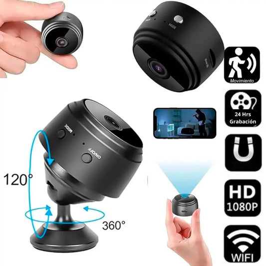 Mini Camara CCTV™: Conexión Wifi + App - jomaka.cl