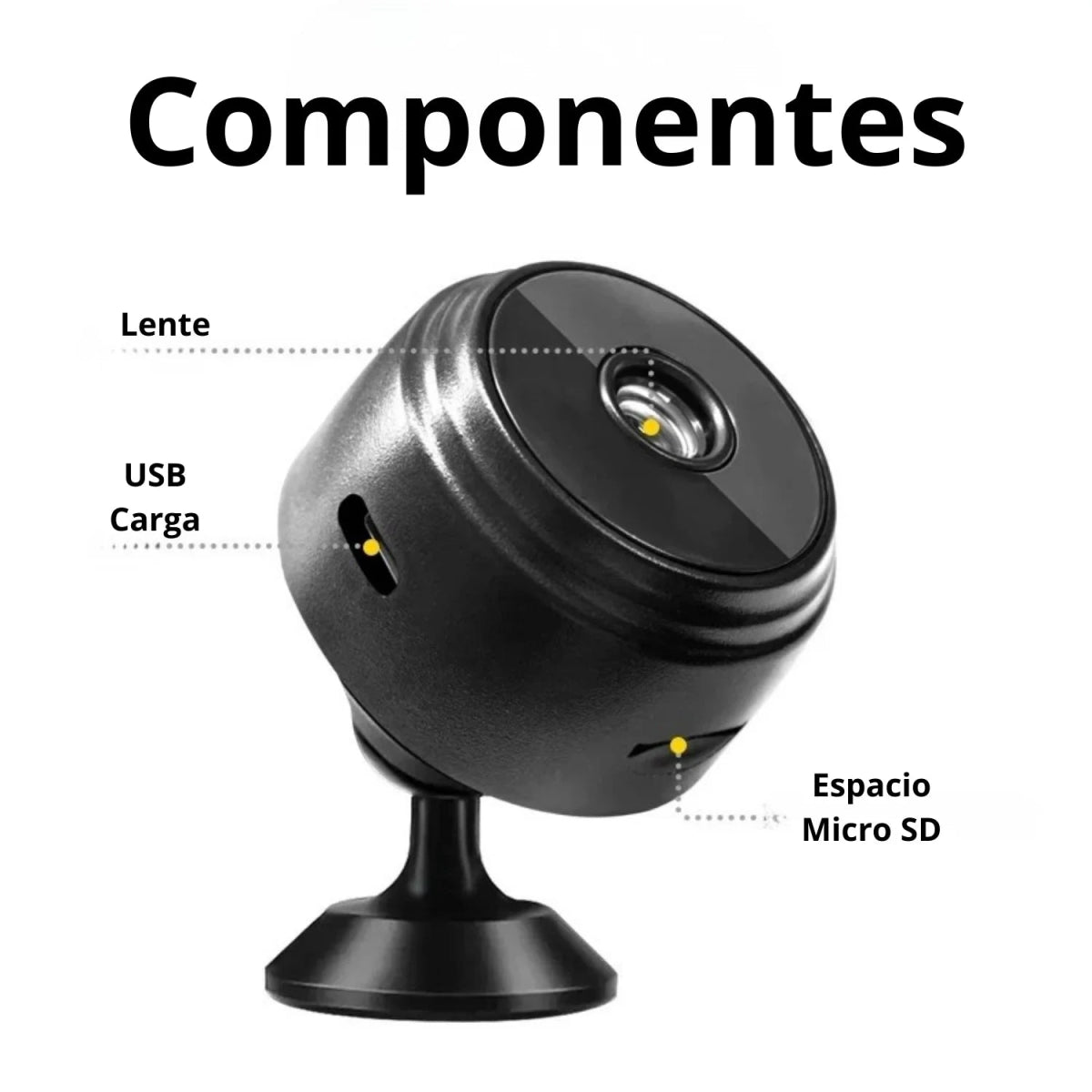 Mini Camara CCTV™: Conexión Wifi + App - jomaka.cl
