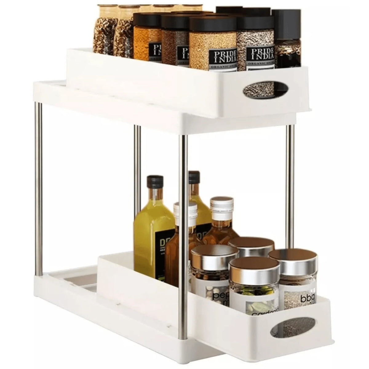 Organizador de Estantería de 2 Capas - jomaka.cl