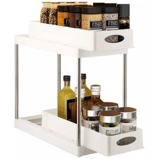 Organizador de Estantería de 2 Capas - jomaka.cl