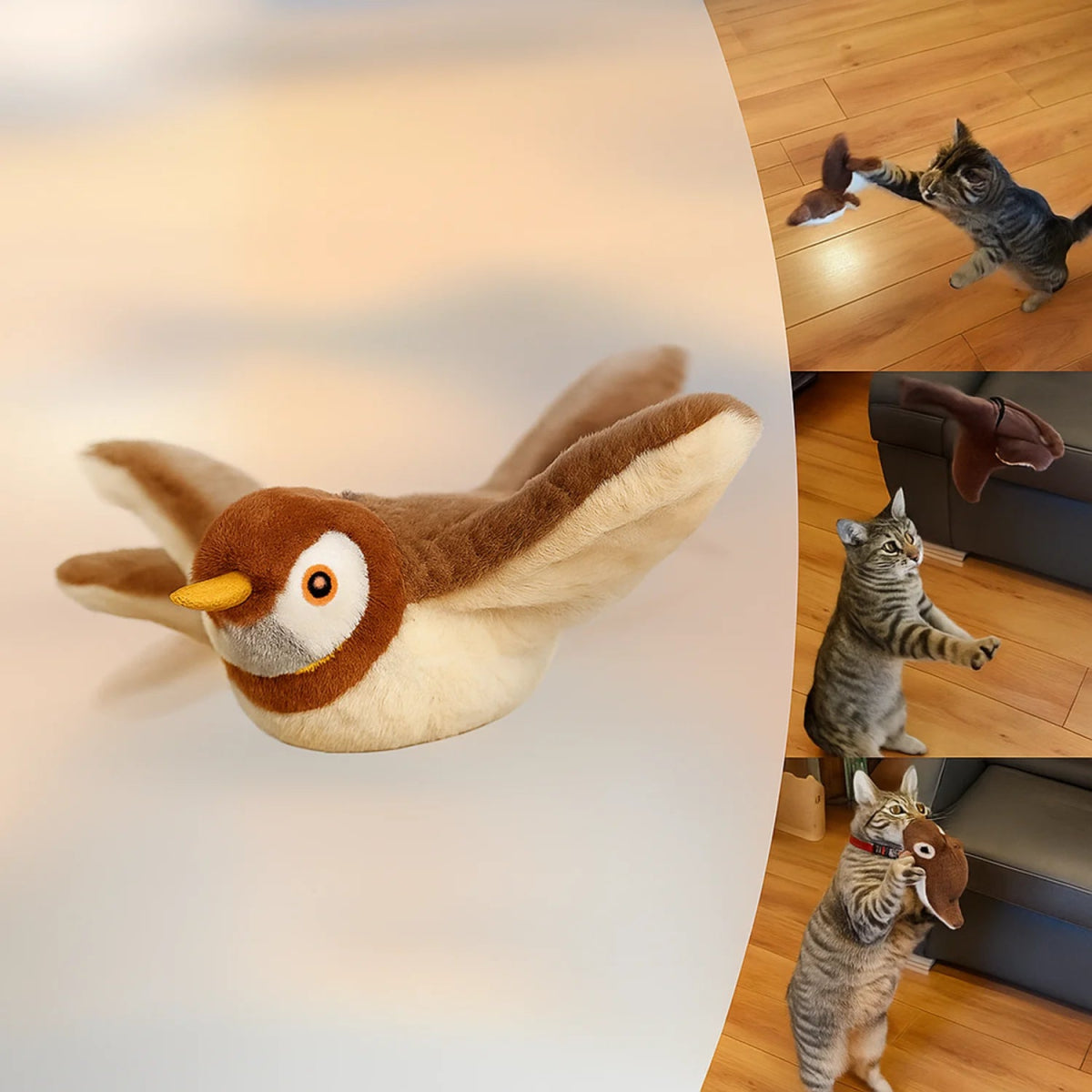 Pájaro de Juguete p/Mascotas - jomaka.cl