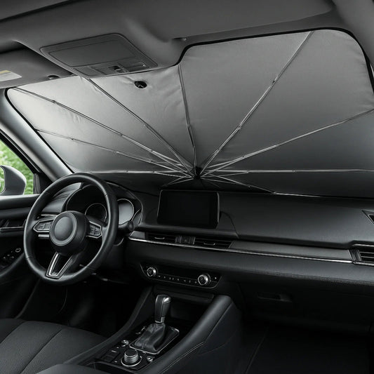 Parasol Retráctil Plegable - Jomaka.cl