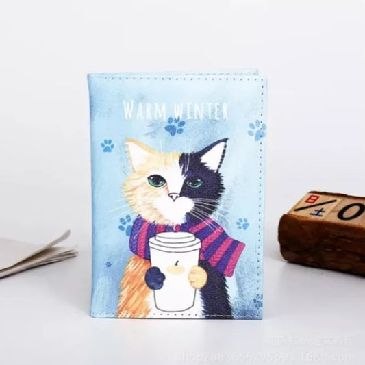 Porta Pasaporte Diseño Gatuno - jomaka.cl