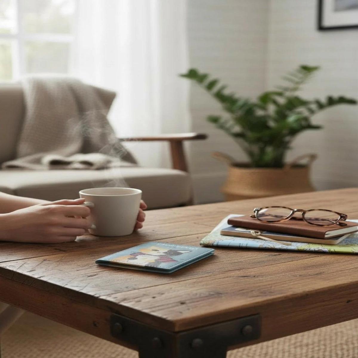 Porta Pasaporte Diseño Gatuno - jomaka.cl